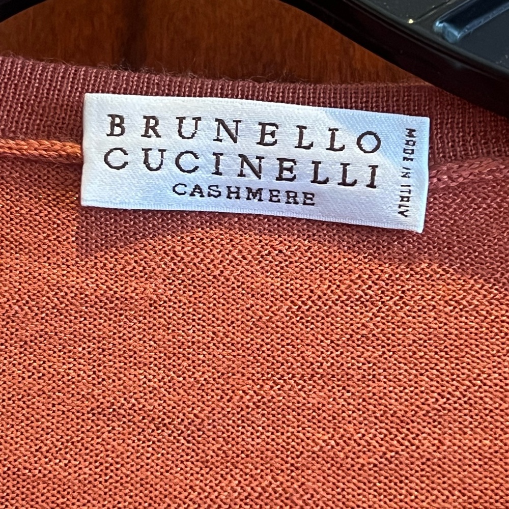 Brunello Cucinelli Dusty Pink Long Sleeve sweater - Picture 4 of 9